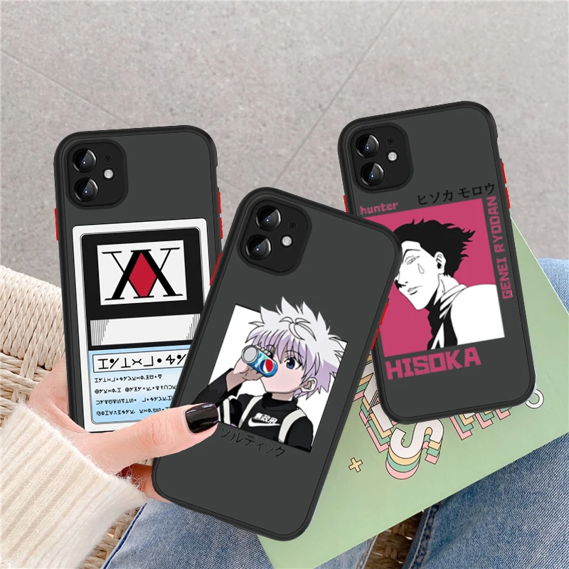 Новинка мягкий чехол для телефона IPhone 12 11 Pro Max X XS XR 7 8 Plus SE Hunter Killua Zoldyck аниме