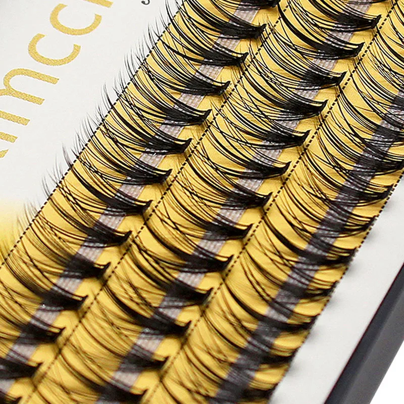 Kimcci MIX 3D Length Mink Individual Eyelash Extension False 20D Volume Cluster Lashes Natural Faux 6