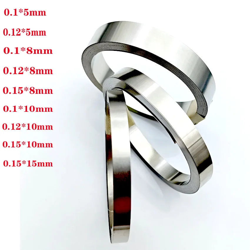 

10 Meter/roll Pure Nickel Strip 99.96% for li 18650 battery spot welding machine Welder Equipment Nickel Belt for battery packs