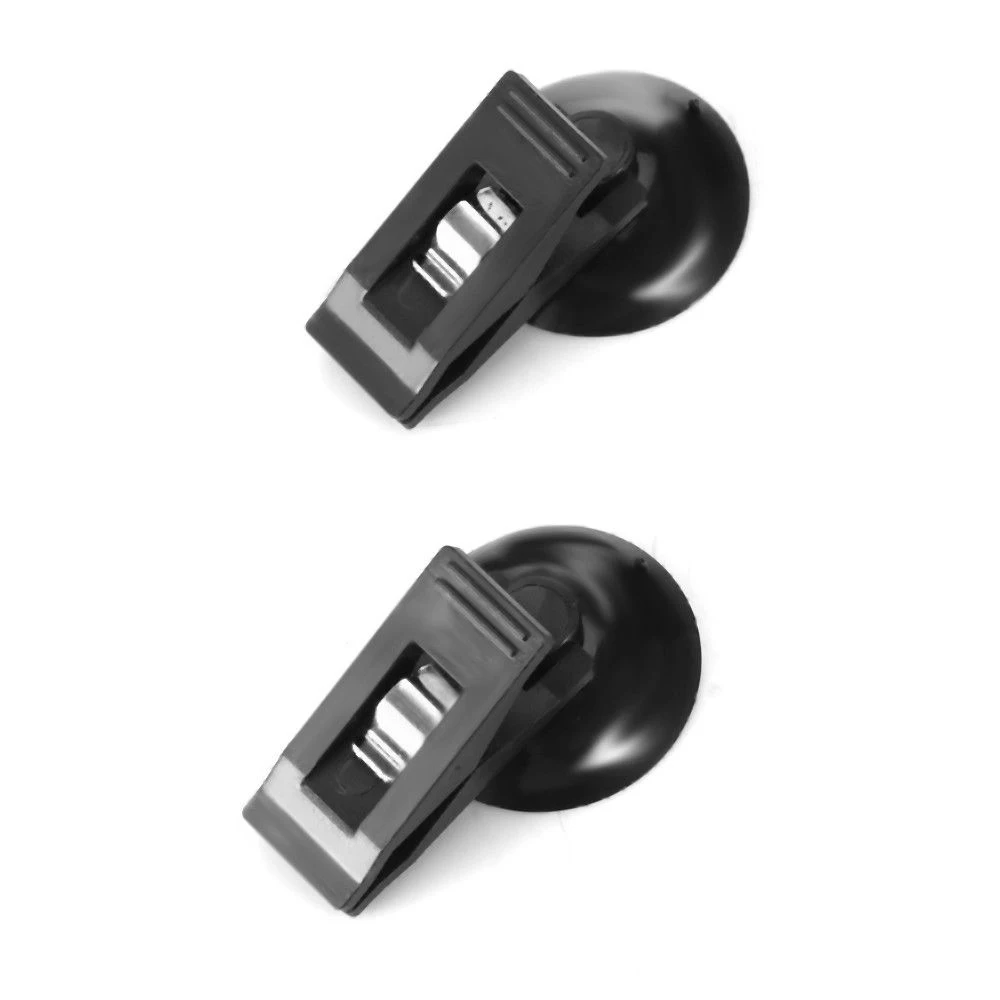 

2Pcs Car Window Sucker Cup Clip Card Clamp Windshield Curtain Card Photo Clip Holder Car Window Mount Suction Clip Hook Buckle