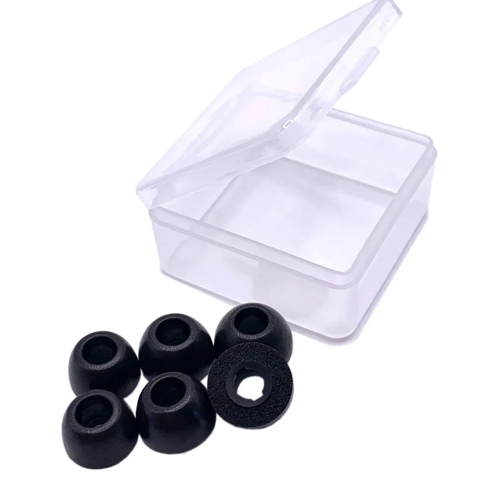 3pair memory foam ear tips ear pads(L M S) black for Samsung Galaxy Buds Pro, Anti-slip, No Fall Out, Noise Canceling ear tips