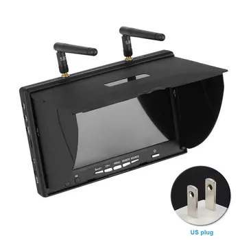 

5.8G 40 Channel FPV Monitor Handhold Practical 800 X 480 Easy Apply Wireless LCD Screen 7 Inch DVR RC Part For Drone Quadcopter