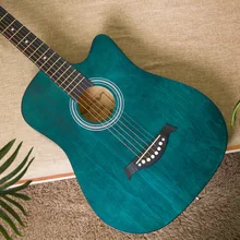 

38 inch folk guitar beginner guitar introductory practice chin guitar