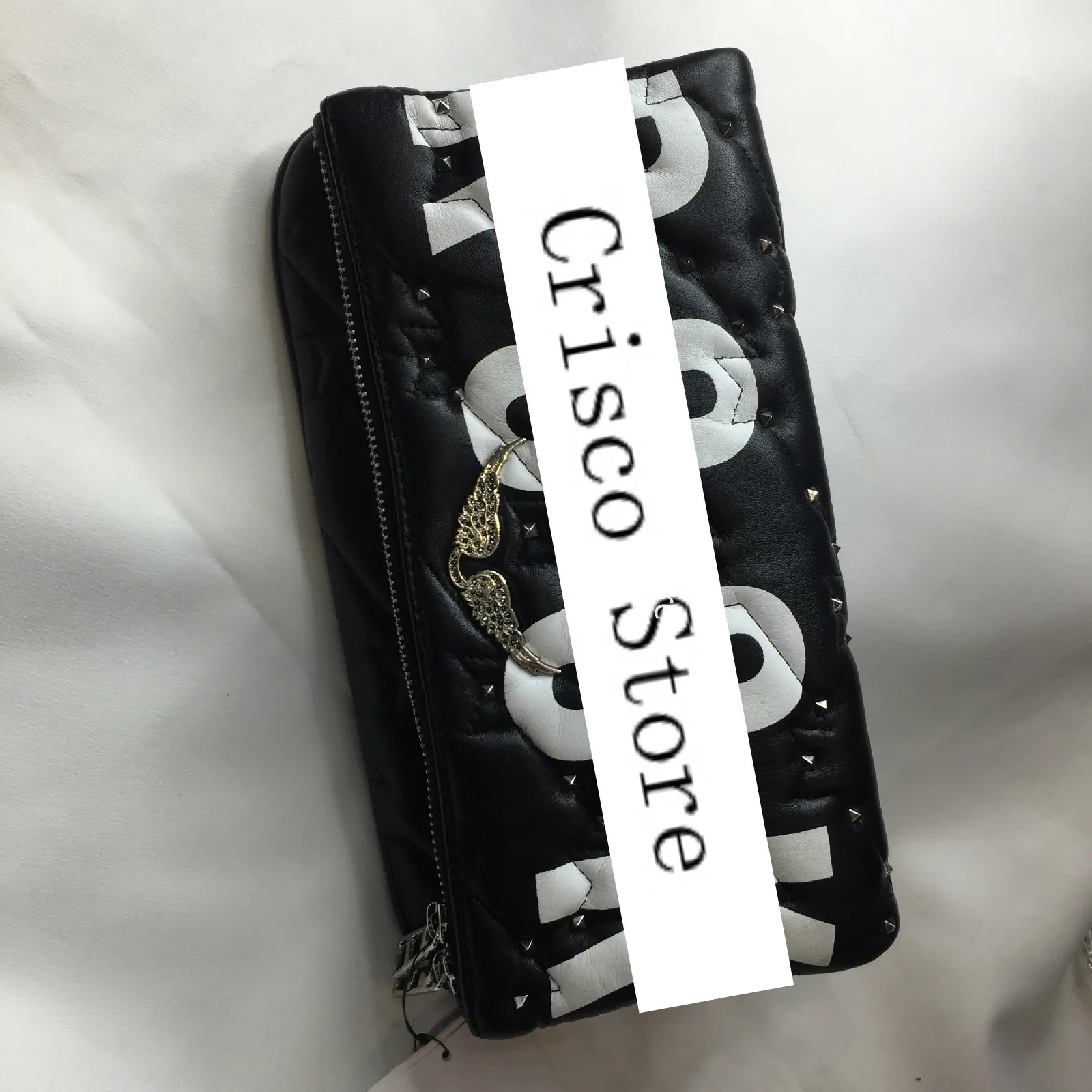 Chain-Bag Wings Handbags Real-Leather Single-Shoulder Fashion Womens Trend Decorated