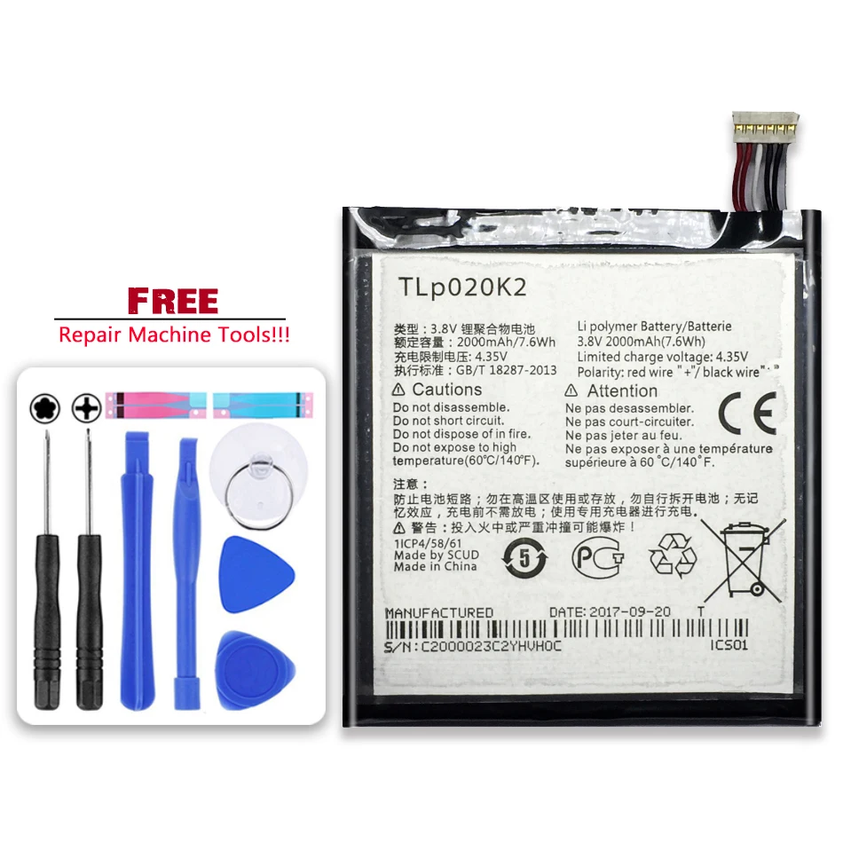 Для Alcatel One Touch 6039H 6039Y 6039K Idol 3 4 7 дюймовый смартфон запасная батарея TLP020K2 TLp020Kj