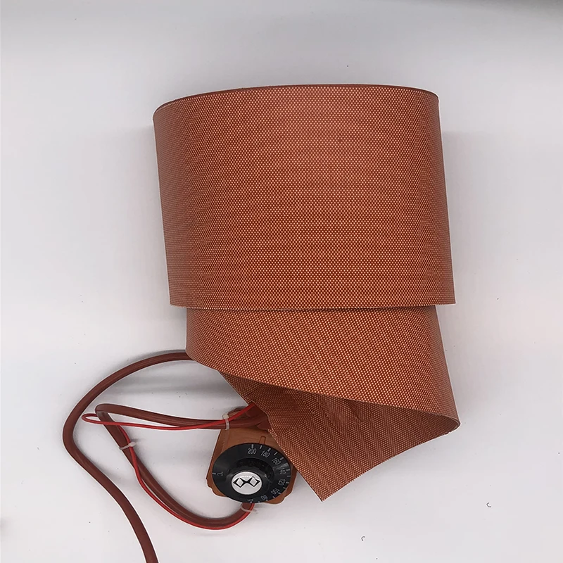 

Термостат для регулировки температуры, водонепроницаемый силиконовый нагреватель, трубка, нагревательная лента, силиконовый Нагреватель 40 мм x 220 мм в