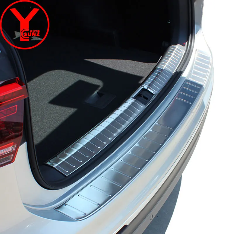 Для Volkswagen Tiguan L Внешняя защита заднего бампера из нержавеющей стали шаг аксессуары для порога для tiguan L YCSUNZ