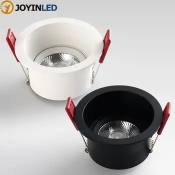 

LED Deep Anti-glare Spotlight 3W 5w 7W 12w COB Home Lighting for living Bedroom ceiling lamp 85-265V Recessed round down light