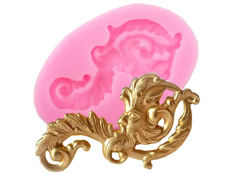 Свиток листья кружева границы силиконовые формы рельеф кекс Топпер инструменты для украшения тортов из мастики конфеты глины шоколадные формы для мастики