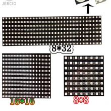 JERCIO WS2812B 8x8 пикселей модуль панели управления пикселей экран Neopixel матрица WS2812 индивидуально адресуемый IC чип DC5V пользовательский дом