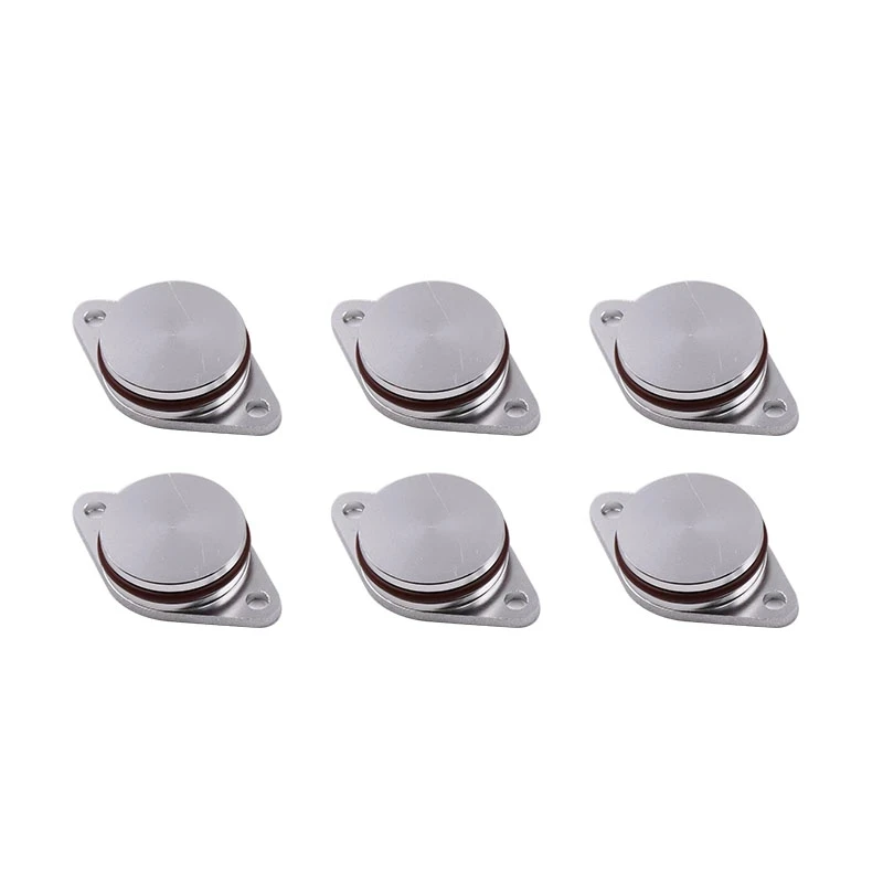 6 PCS 22/33mm aluminium Swirl Flap Stanzen Platten dichtung kit 6 zylinder Für BMW S320d 330d 520d 525d 530d 730d OT277