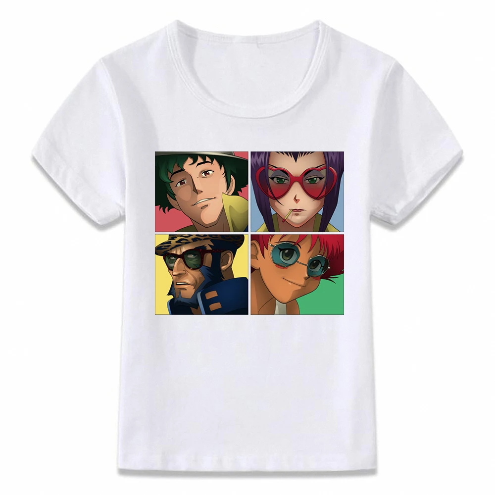 Детская одежда футболка ковбойские Bebop Akira аниме для мальчиков и девочек рубашки