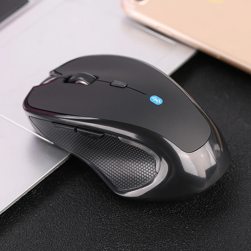 Ratón óptico Portátil con Bluetooth para videojuegos, Mouse inalámbrico de 1600dpi para Mac/Huawei/Dell/Lenovo, Accesorios de escritorio para ordenador portátil