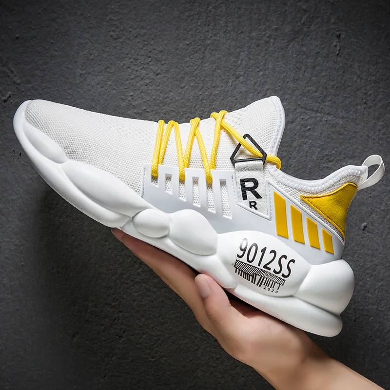 

Men Shoes 2020 Fashion Sneakers Men Flyknit Sports Shoes for Men Zapatillas Hombre Deportiva Lace Up Walking Jogging Shoes Male