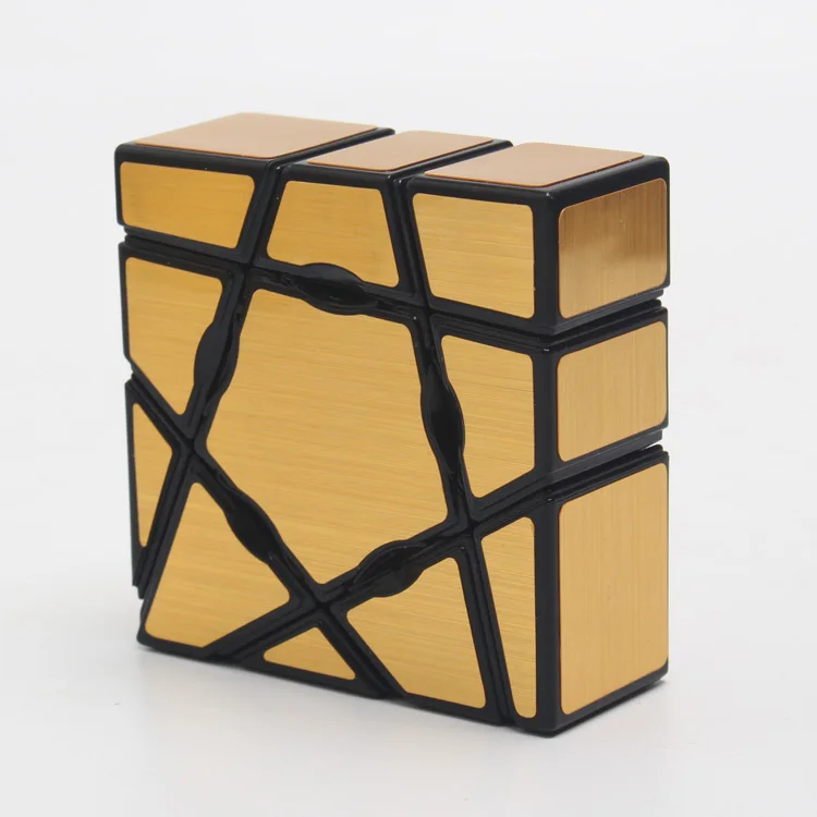 Зеркальные наклейки Shengshou 2x2 с литым покрытием Moyu Hot Wheel Yongjun Ghost 1x3x3 серебристого и