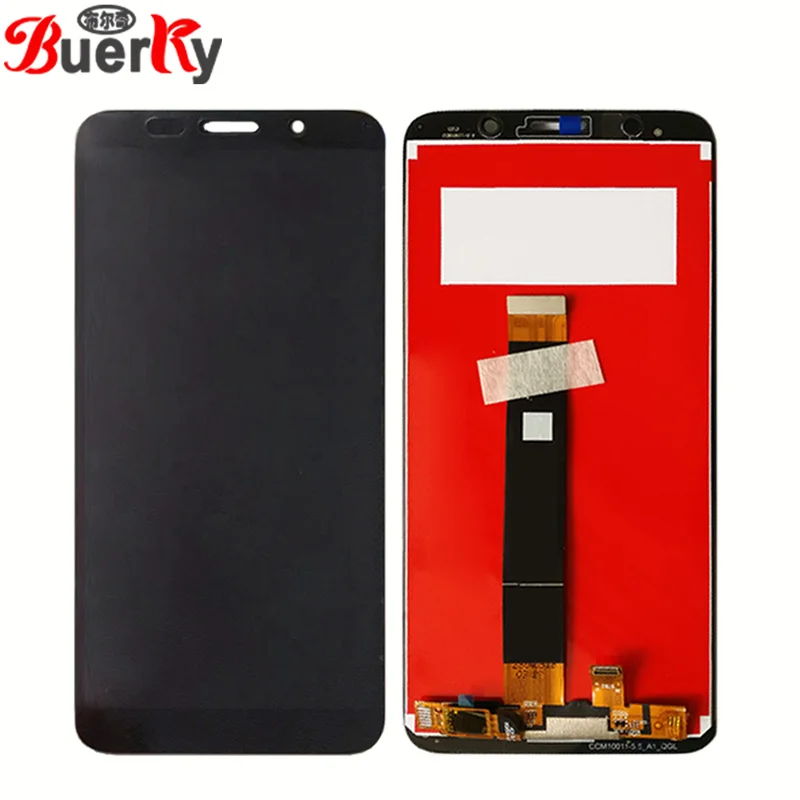 BKparts 5 шт. для Huawei Y5 Prime 2018 DRA-L02 DRA-L22 ЖК-дисплей сенсорный экран дигитайзер полная