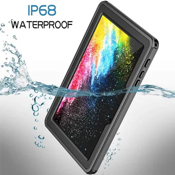 

For Microsoft Surface Go Waterproof Case IPX8 Full-Body Rugged Cover with Kicstand Built-in Protector for Surface Go Tablet 10in