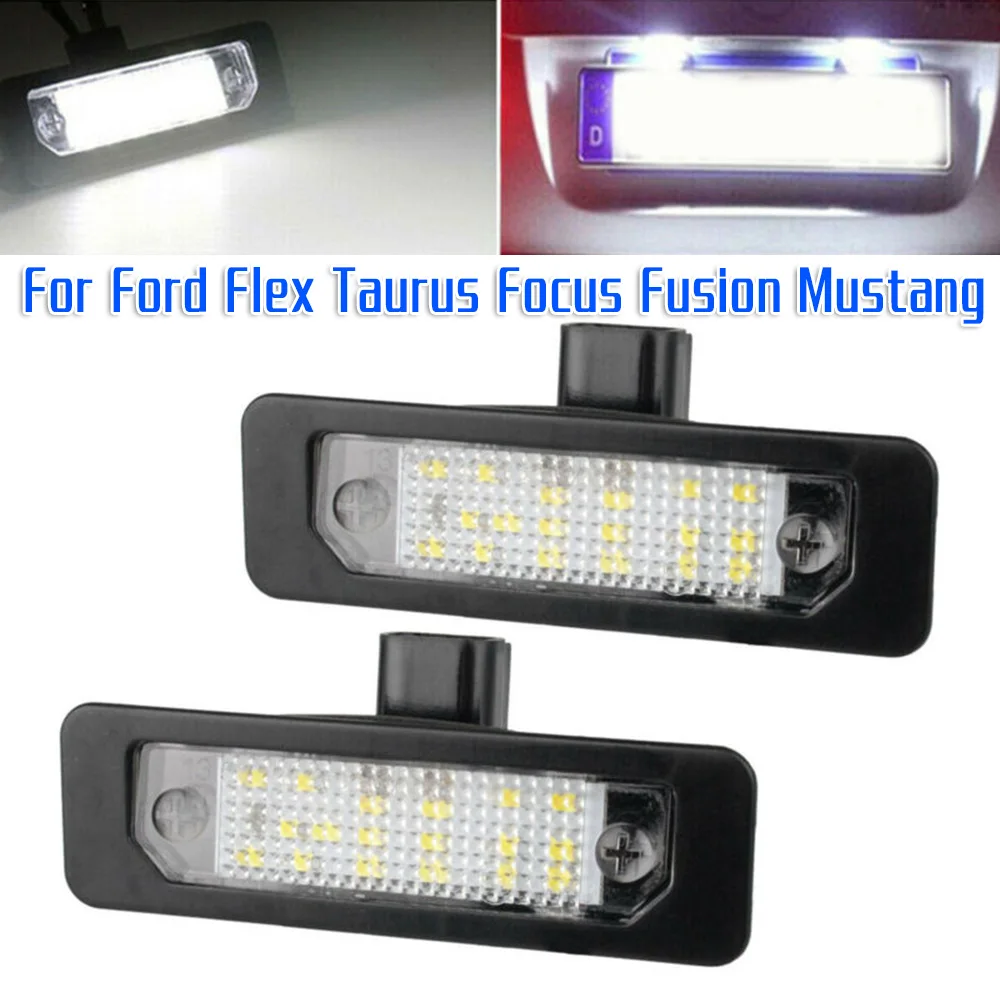 Светодиодный светильник для номерного знака Ford Flex taureus Focus Fusion Mustang 2 шт. |