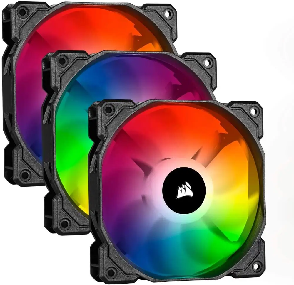 Одиночный Комплект Corsair Fan iCUE SP120 RGB Pro Performance 120 мм/(комплект с тройным вентилятором