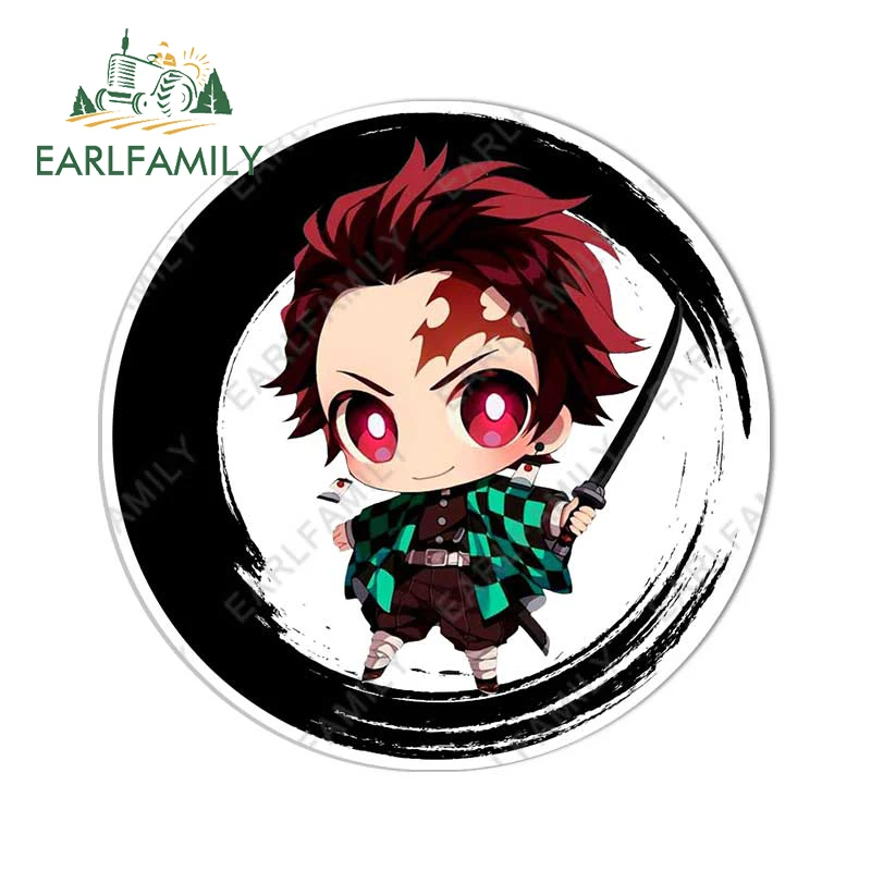 EARLFAMILY 13 см x для убийцы демонов Tanjirou виниловые автомобильные наклейки забавные