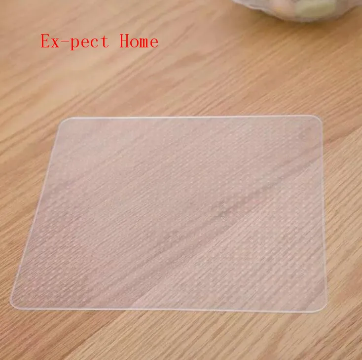 by dhl 200set 4pcs(3size)/set Silicone Food Wraps Seal Cover Multifunctional Stretch Food Fresh Keeping Saran Wrap Kitchen Tools