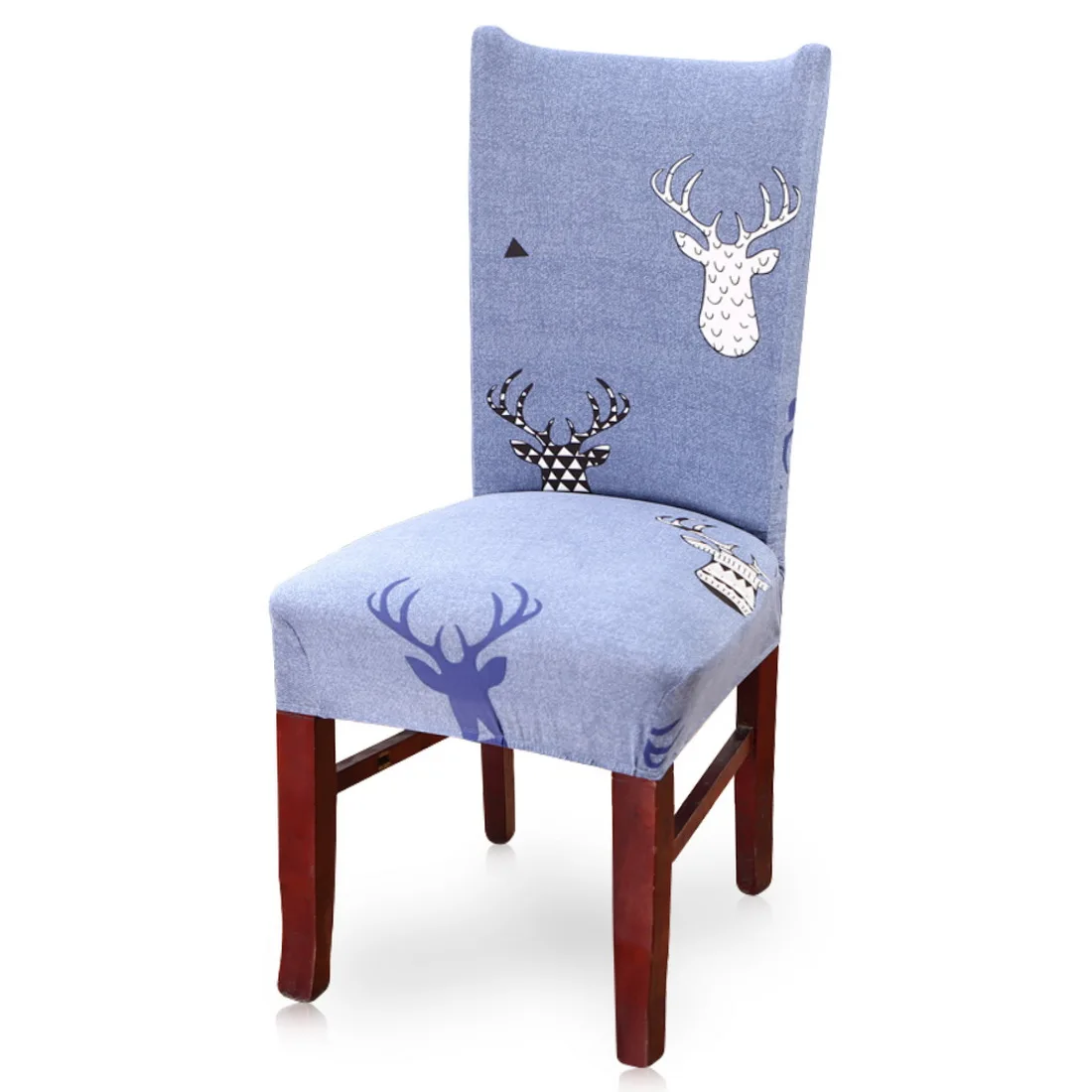 Рождество чехлы для стульев упругие сиденье чехлы на стулья рождественские сапоги из эластичного материала на заднюю панель чехлов на Рождество в гостиничных залах торжеств Вечерние - Цвет: M
