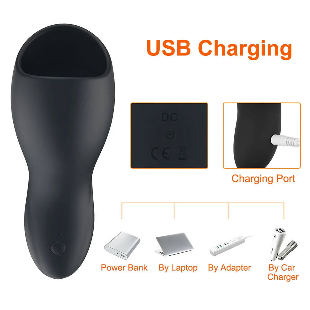 Cena 10 trybów Penis Delay Trainer masturbacja wibrator automatyczny orgazm oralny Sex Glans stymulować masażer dorosłych zabawki erotyczne dla mężczyzn