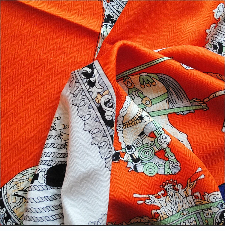 HuaJun 2 магазин | осенне-зимняя одежда «карета» оверсайз бархатная Косынка ткань с вышивкой елочкой набивной платок
