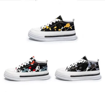 

2020 autumn new men's shoes breathable sneakers fashion canvas shoes student all-match casual shoes