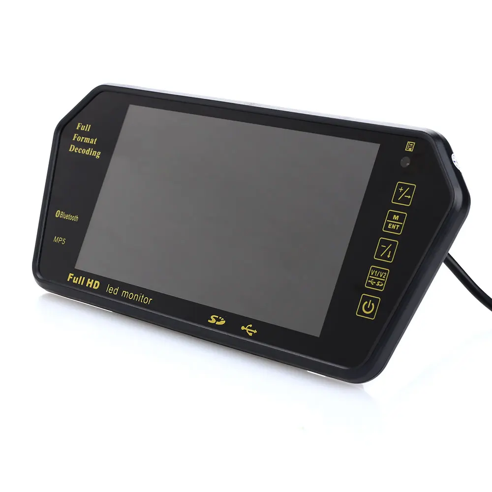 VEHEMO автомобильный MP5 DC12V Смарт многофункциональное зеркало заднего вида Bluetooth Автомобильное зеркало заднего вида MP5 Премиум музыкальный плеер