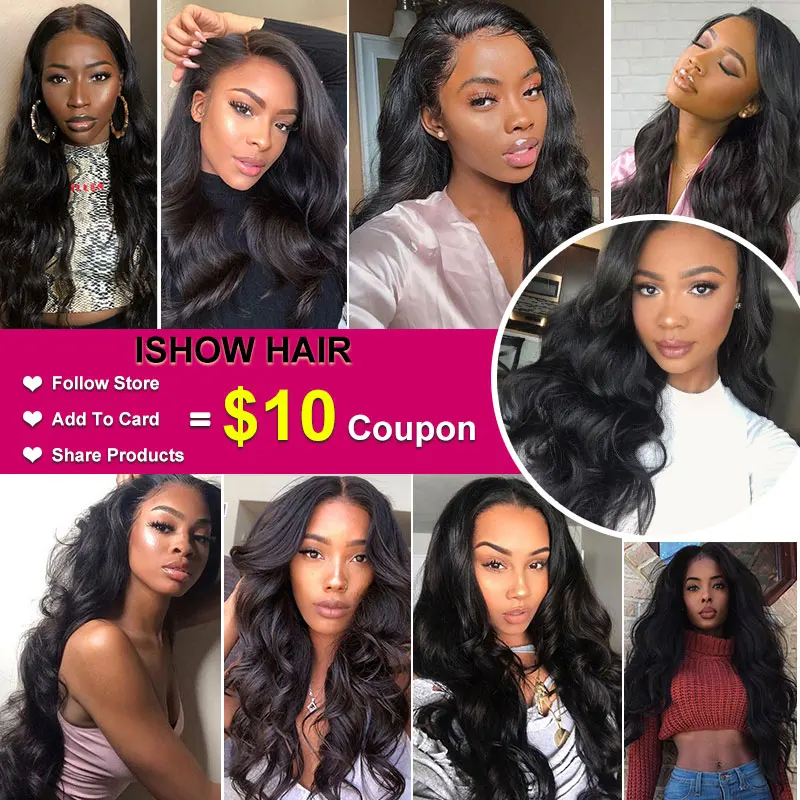 Ishow Hair Bundles Body Wave Brazilian Hair Weave Bundles 100% Human Hair 4 Bundles Deal Natural Color Non-Remy Hair Extensions 6 Ishow Hair Bundles Body Wave Brazilian Hair Weave Bundles 100% Human Hair 4 Bundles Deal Natural Color Non-Remy Hair Extensions 6