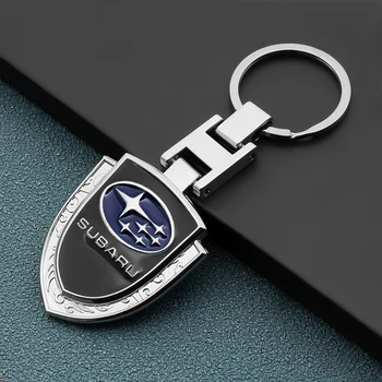 

3D Metal Car Keychain Key Chain Key Rings Logo Auto Accessories For Subaru forester legacy outback xv impreza wrx sti tribeca