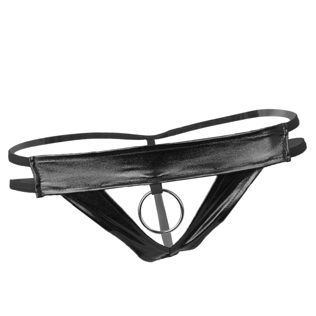 4 Colors Men's T-Back G-string Underwear Low-rise Man Bikini G-String Thong Erotic Lingerie Backless Breathable Underpants