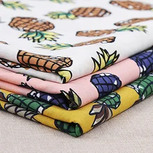 Lychee Life 50x140 см Ткань с принтом ананаса модные красочные ткани Ручное шитье для поделок одежда поставки украшения