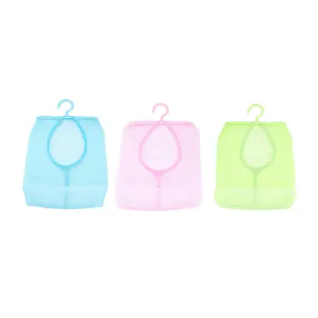 

Foldable Eco Friendly Bathroom Kitchen Hanging Storage Mesh Bags Portable Pouch Luggage Organiser Net Baskets