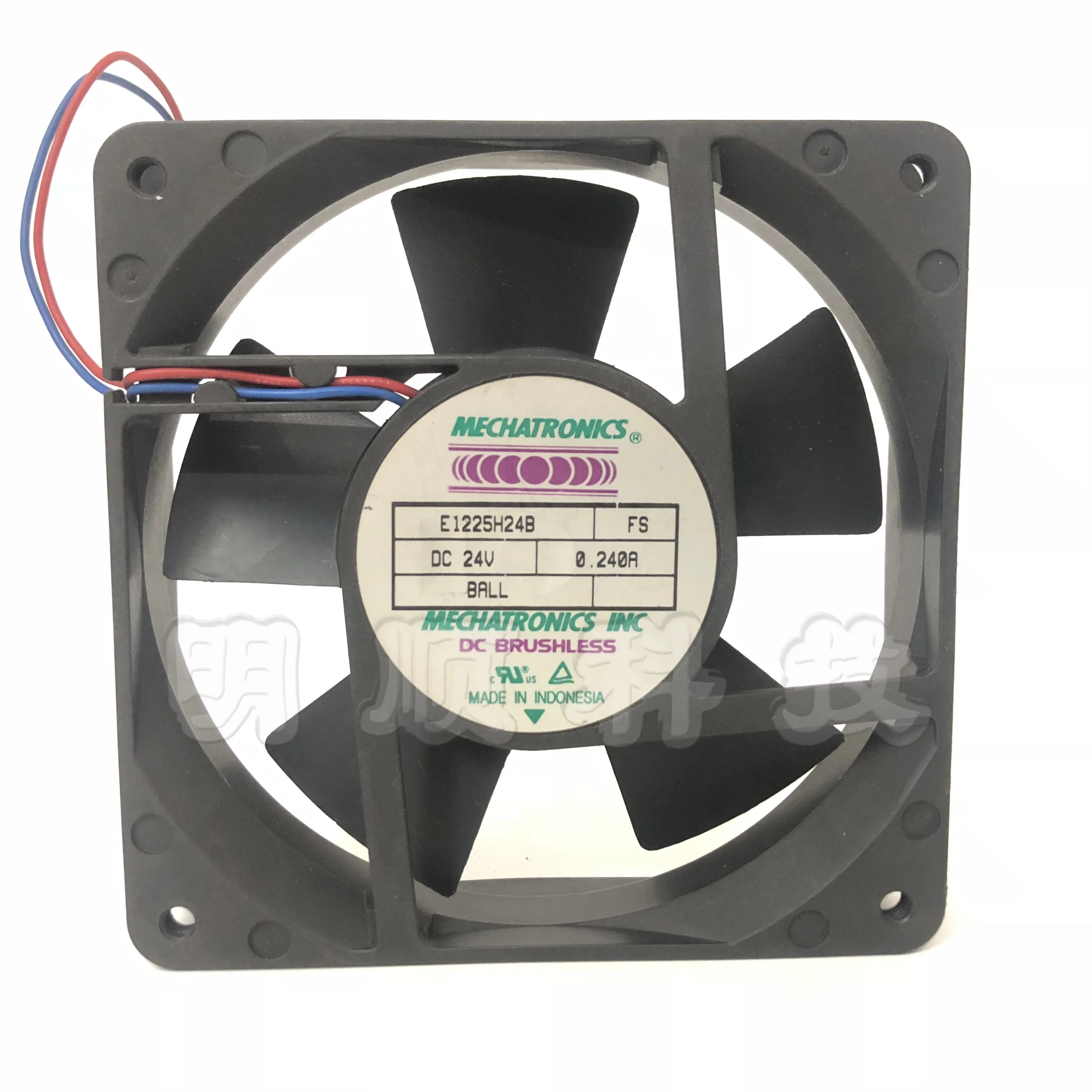 Двухпроводной Вентилятор охлаждения сервера MECHATRONICS E1225H24B FS DC 24 в 120 А 120x25 мм |