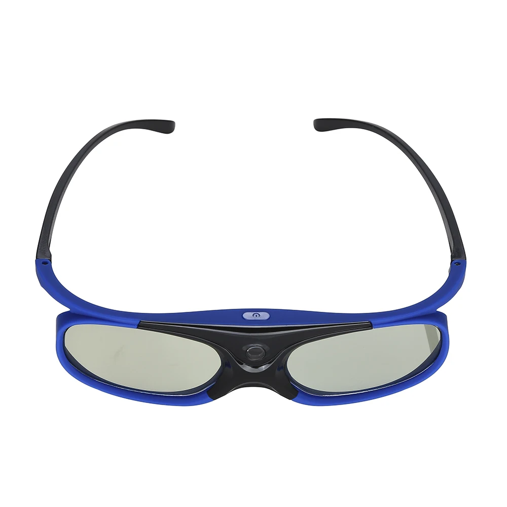BOBLOV активный затвор 3D очки DLP-Link USB синий совместимый BenQ W1070 W700 Dell проектор 3D очки для проектора DLP - Цвет: Серебристый
