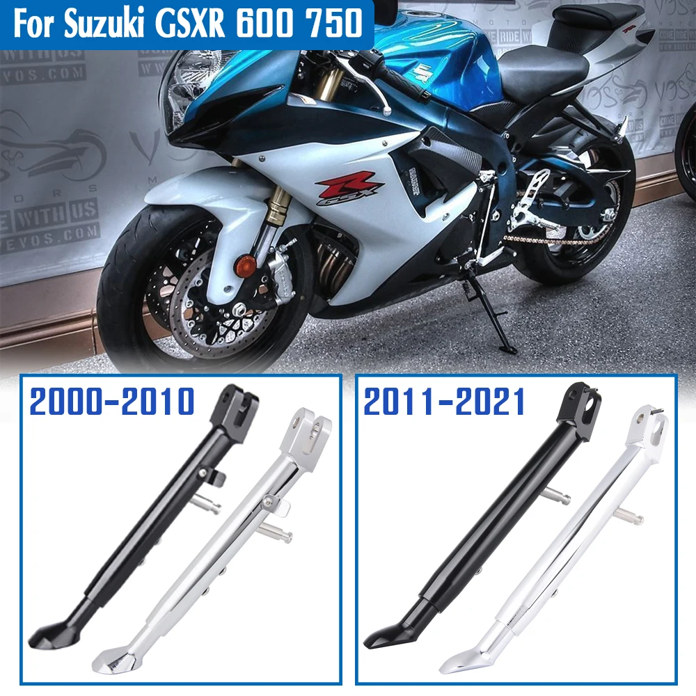 Motorcycle Kickstand Side Stand Adjustable For Suzuki GSXR600 GSXR750 2000-2010 GSXR GSX-R 600 750 2011-2021 2020 2019 2018 2017