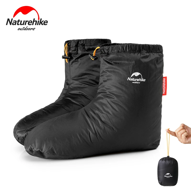 Shoes-M Naturehike перчатки на гусином пуху, носки, обувь, покрытие для нагрева кемпинга, ветрозащитные зимние теплые лыжные перчатки для рук и ног, покрытие для мужчин и женщин - Цвет: Shoes-M