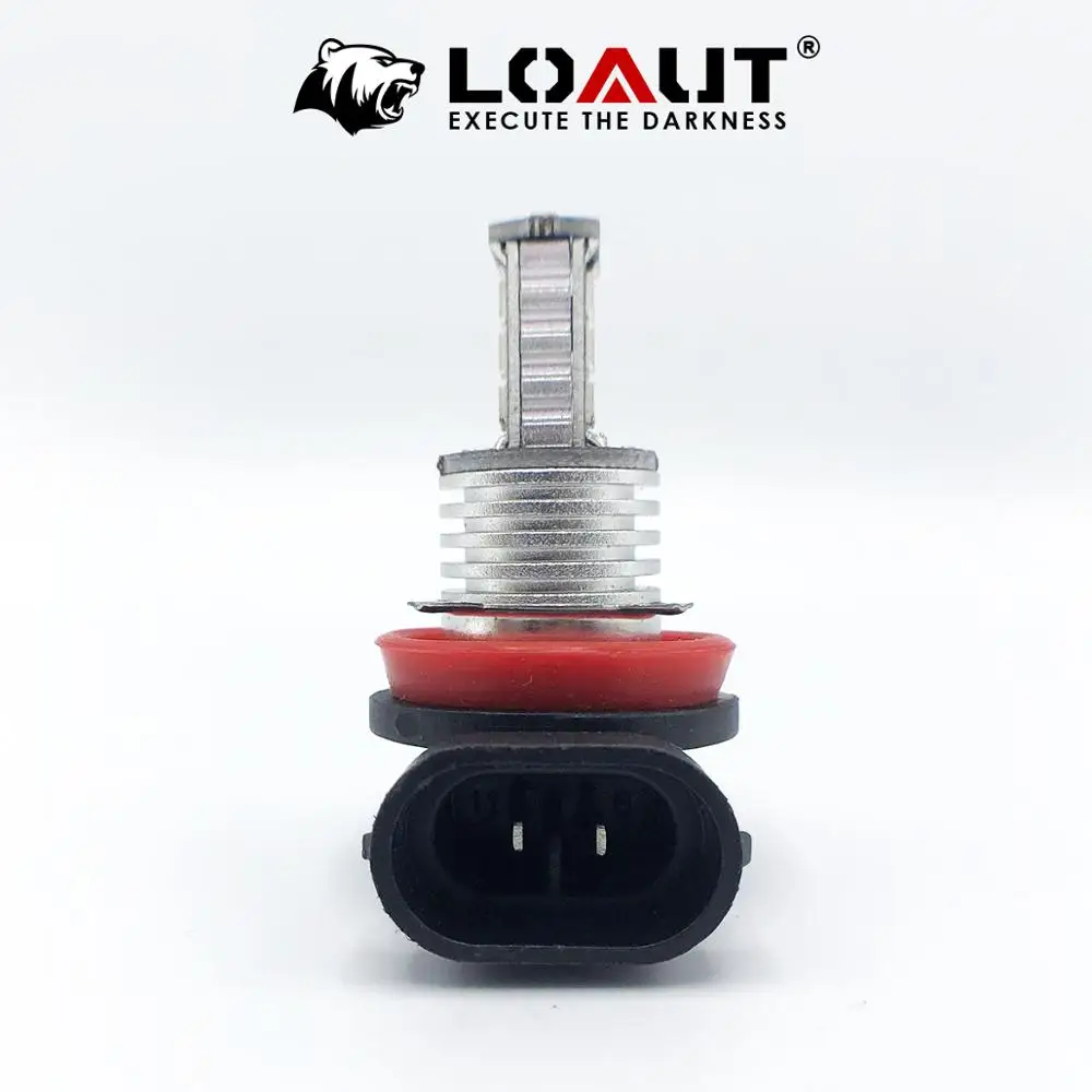 LOAUT H8 H9 H11 3528 9 SMD светодиодный светильник супер яркий белый автомобиль противотуманные фары 12 В 24 в 6000 К белый Вождение день бег лампа авто белый