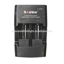 Soshine S5-Fe LifePO4 CR123/CR2 2-Channels Rapid Charger