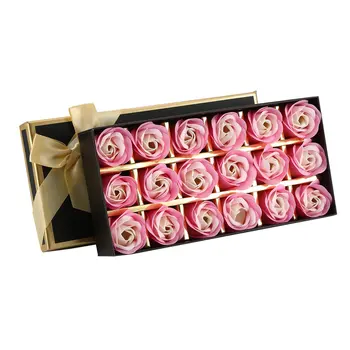 

18 Gradually Happy Roses Gift Box Rose Flower Sweet And Romantic Valentine'S Day Wedding Propose Marriage 18 Pcs