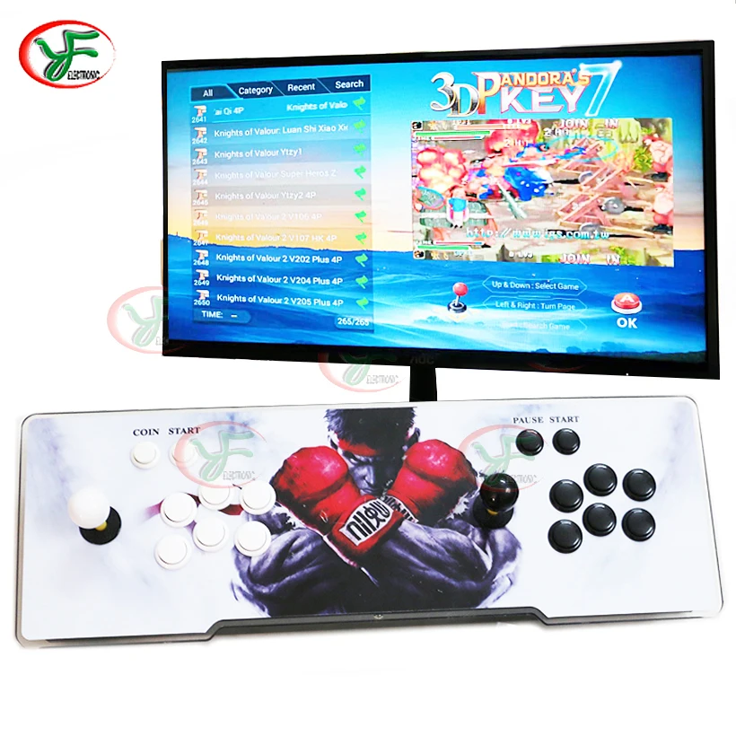 Коробка 1299/1399/2323/2650 в 1 аркадная видео игровая консоль 3D игры для ТВ ПК PS3 HDMI VGA USB