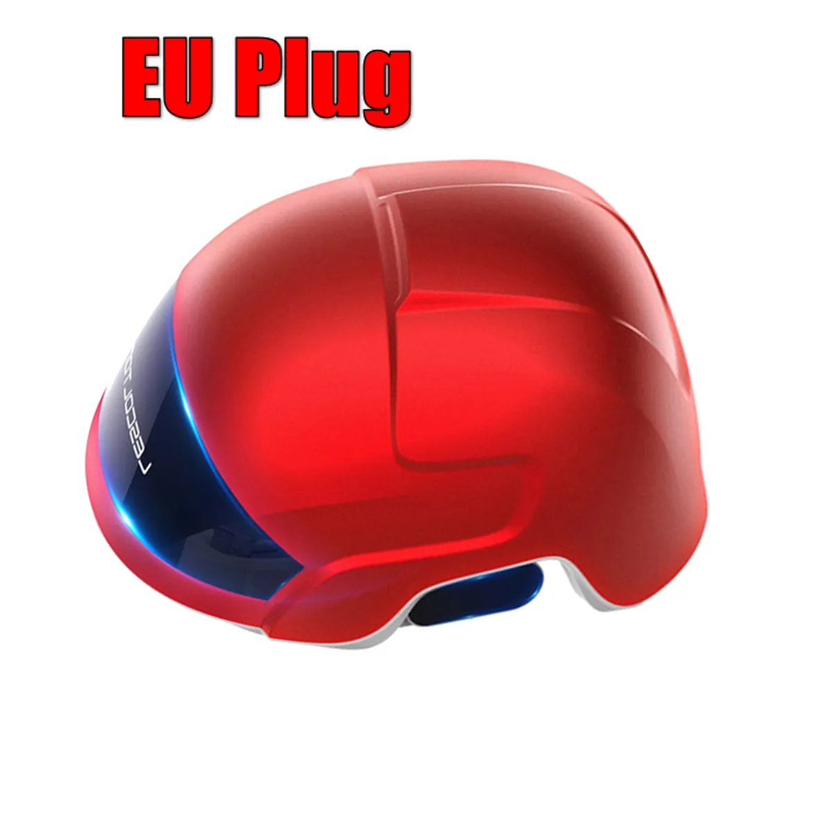 EU Plug Светодиодный инфракрасный светильник для волос, шлем для быстрого роста, шапка для волос, решение для выпадения волос для мужчин и женщин, лазерное лечение, мужские шапки для волос - Цвет: EU Plug