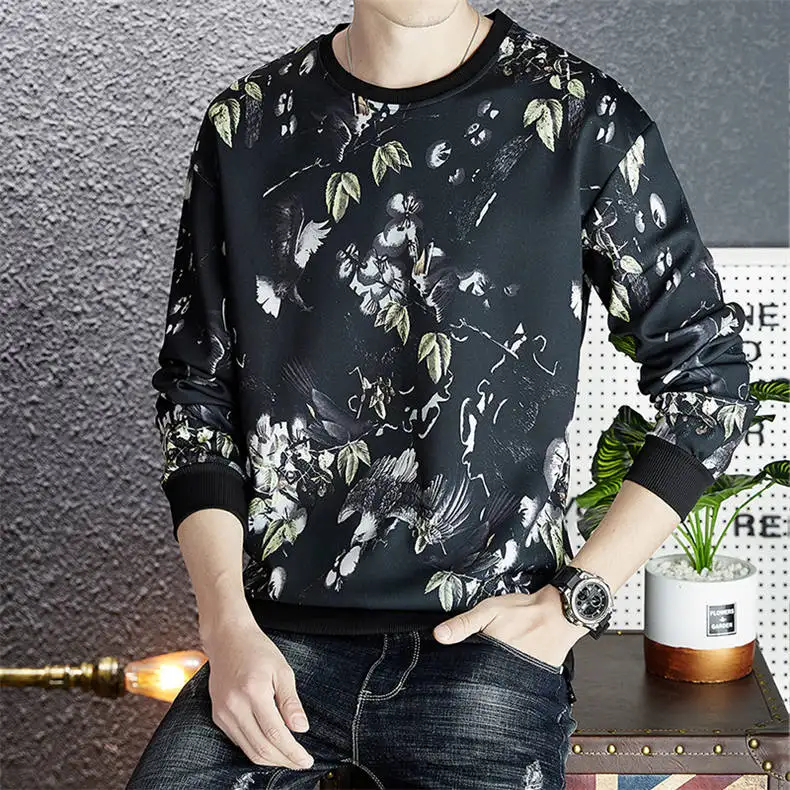2020 New Sweatshirt Men Hoodie Crewneck Sweatshirts Spring Hoody Ugly Printed Streetwear Male Japan Korean Style Plus SIze 4XL 04