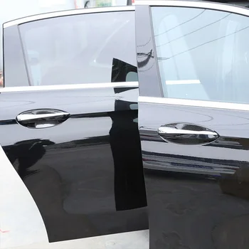 

Carbon Fiber Style Door Bowl Cover Trim For Benz E C GLC Class W213 W205 X253 2016-2020, High Quality ABS