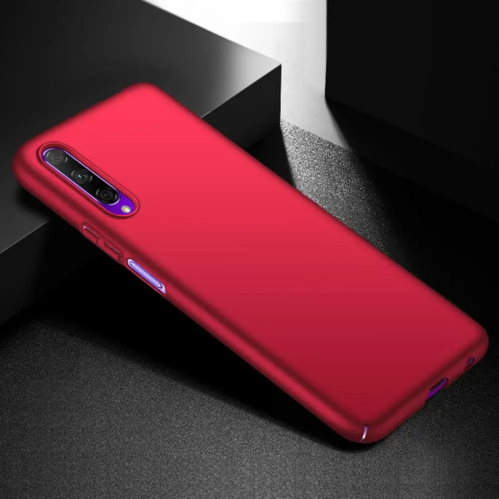 Чехол для Honor 9X Pro, Роскошный Матовый Жесткий Чехол для ПК, защитный чехол для Honor 9 X Pro - Цвет: Красный