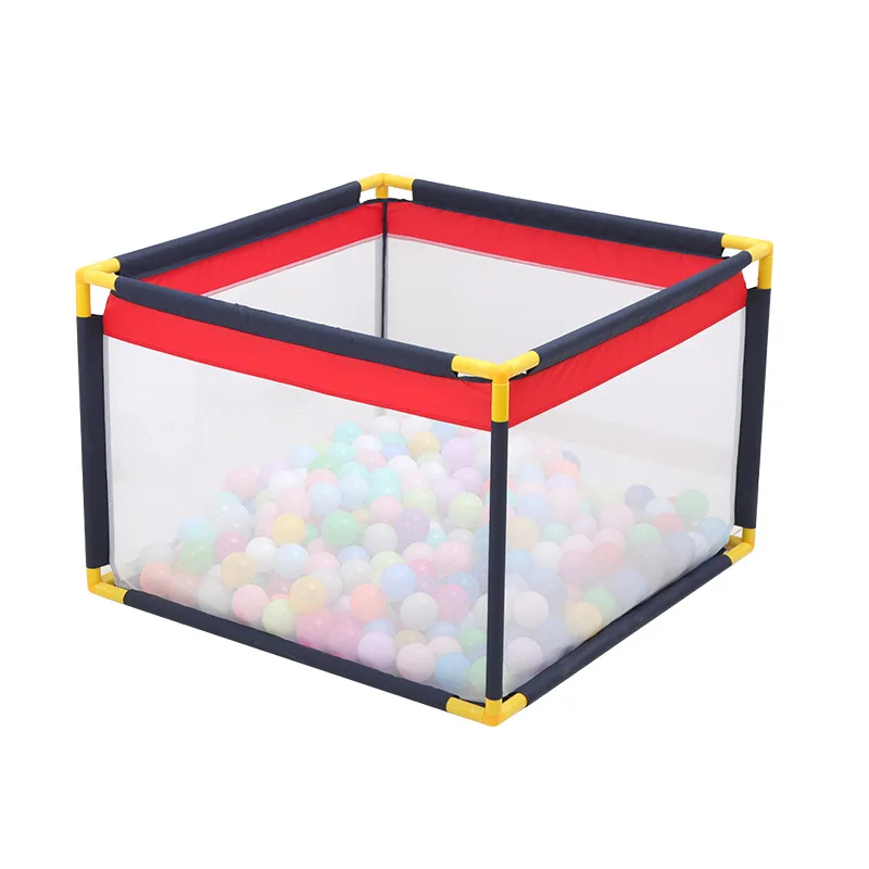 Sale Baby Playpen baby fence polyester fabric barrera piscina de bolas para bebes cabane enfant one button folding playpen