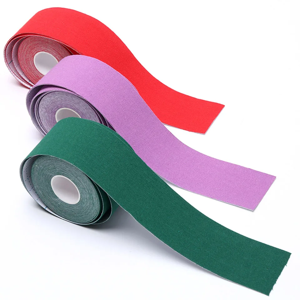 2.5cm*5m High Elastic Sport Fitness Injury Muscle Tapes Bandage Support Kinesiology Tape Knee Pads Support Protector Kinesiologe