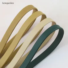 kewgarden Synthetic Leather Layering PU Ribbons 10mm 3/8" Handmade Tape Ribbon DIY Bowknot Hair Accessories Webbing 10 Meters